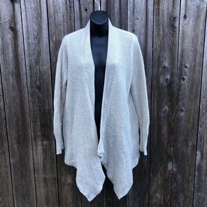 Cream waterfall cardigan